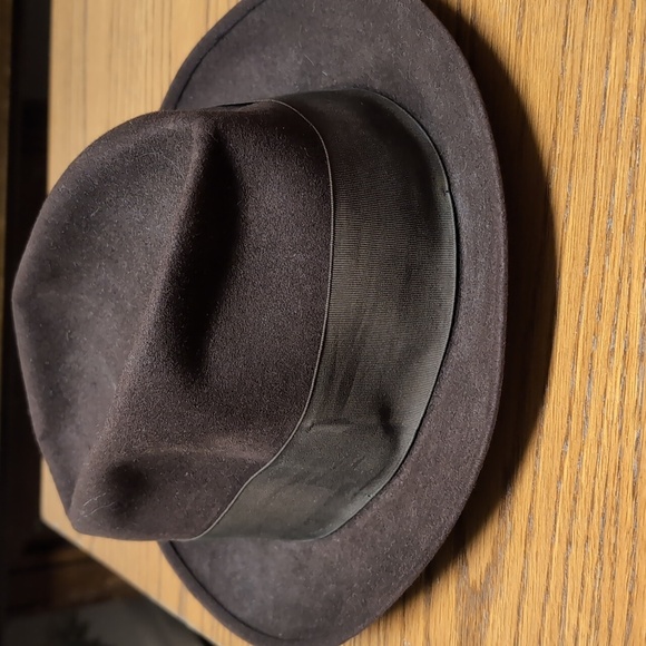 Royal Stetson Dark Brown Fedora Hat - Picture 2 of 7